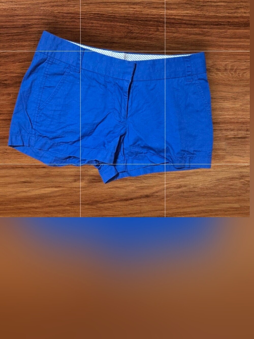 J. Crew Women’s Bright Blue Cotton Preppy Short Shorts